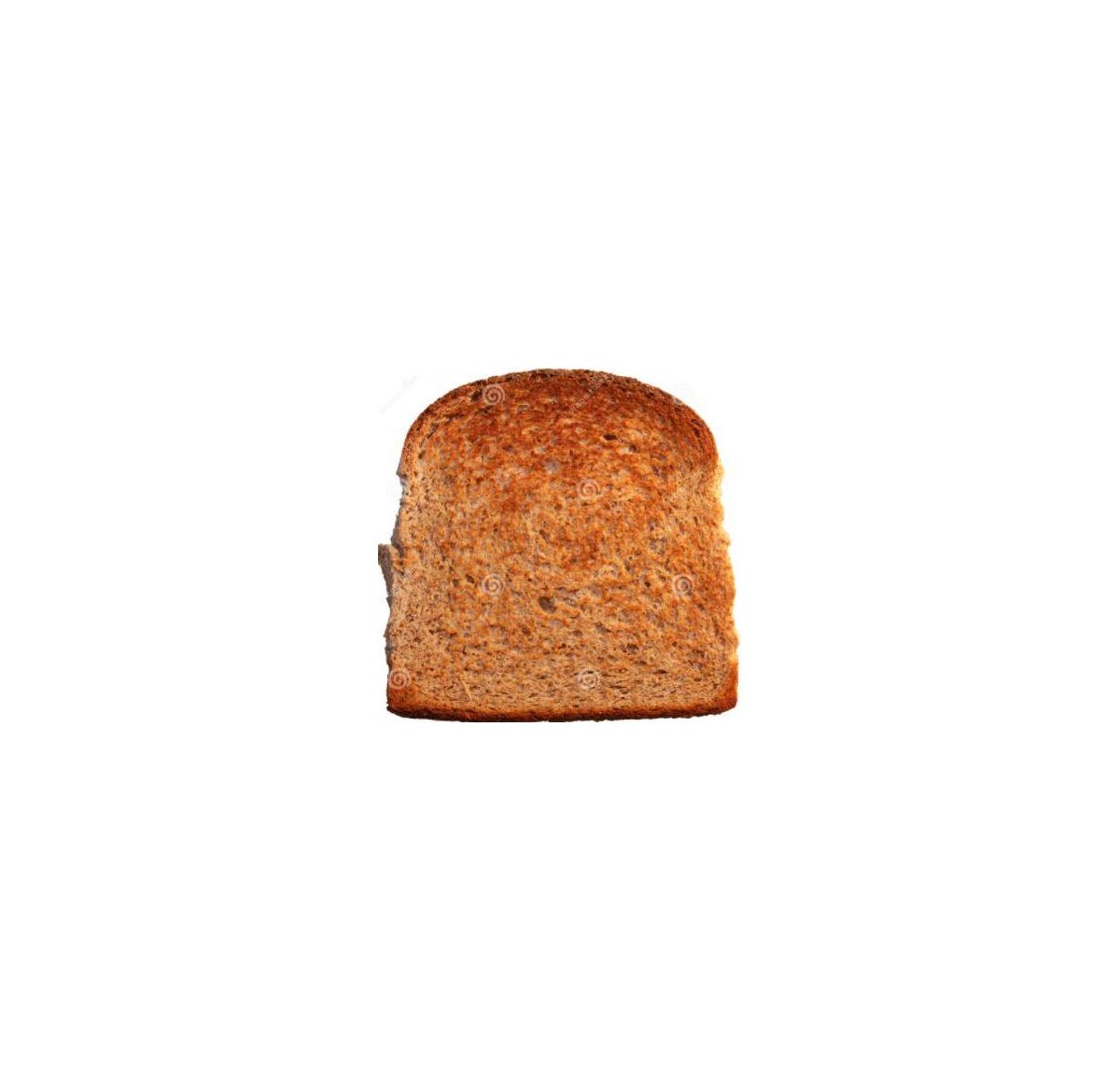 Round of Brown Toast